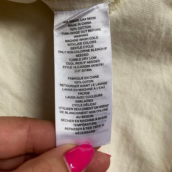 𝅺CURRENT/ELLIOTT BNWT White Jean Mini Wrap Skirt 25 - Picture 7 of 10